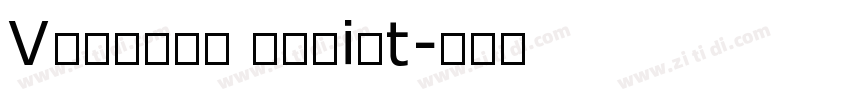 Verdana Script字体转换